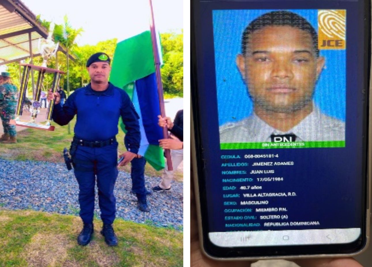 Policía Nacional persigue al teniente Juan Luis Jiménez por doble homicidio en La Vega