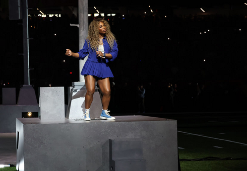 Serena Williams sorprende al bailar durante el espectáculo de Kendrick Lamar en el Super Bowl