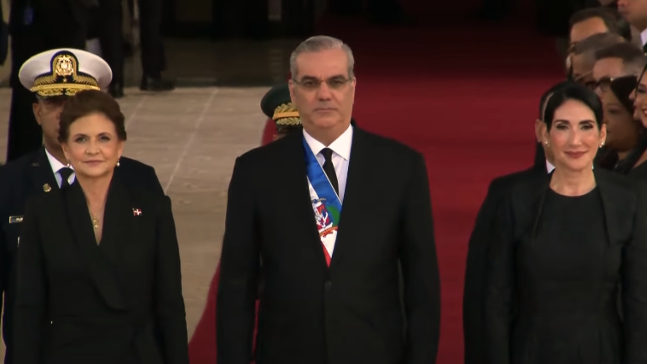 Presidente Luis Abinader llega al Congeso Nacional para rendición de cuentas 2025