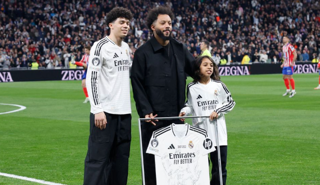 El Real Madrid homenaje a Marcelo tras su retirada