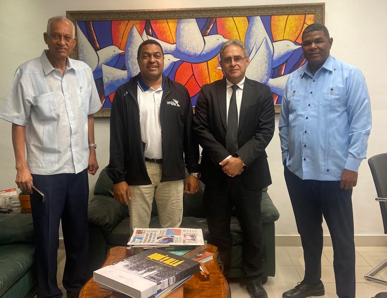 Comisión Fedoboxa se reúne con presidente Comité Organizador Juegos Santo Domingo 2026