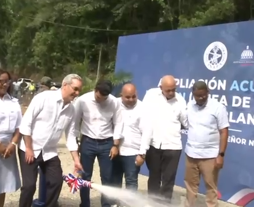 Inauguran ampliación del acueducto Maimón con una inversión de RD$446 Millones