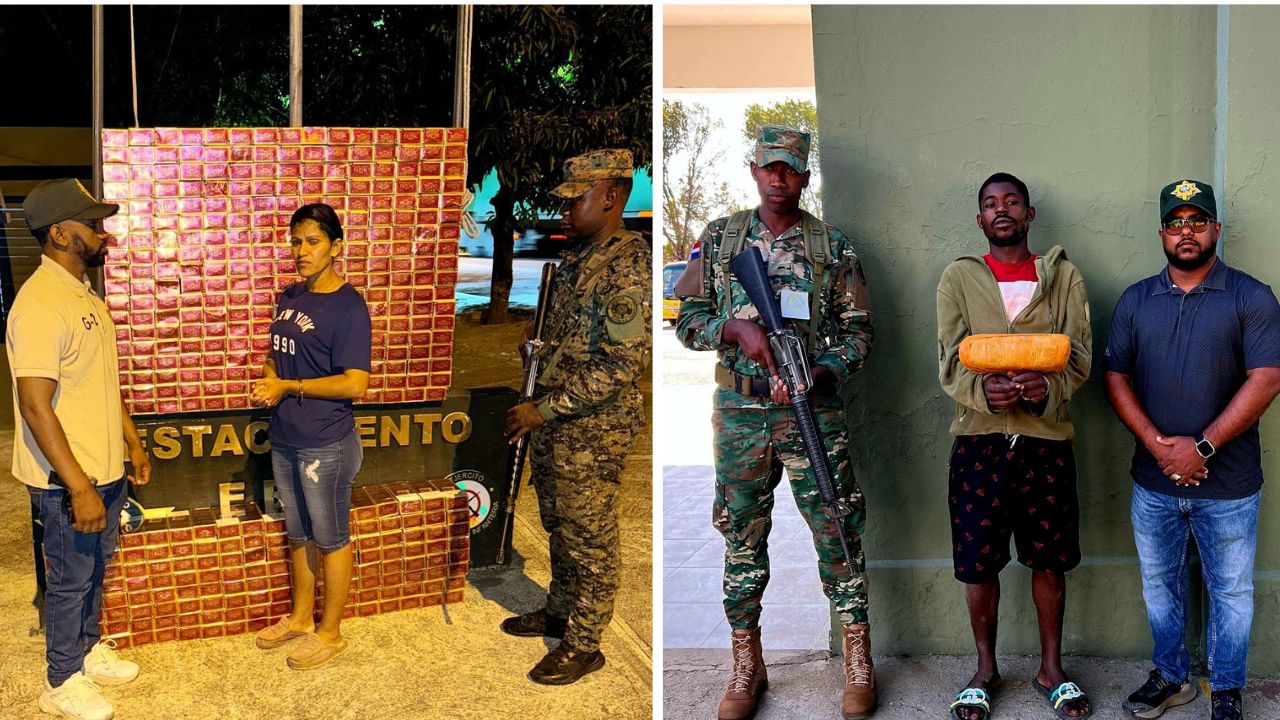 Arrestan a mujer con 83 mil cigarrillos de contrabando y hombre con 9.7 libras de marihuana