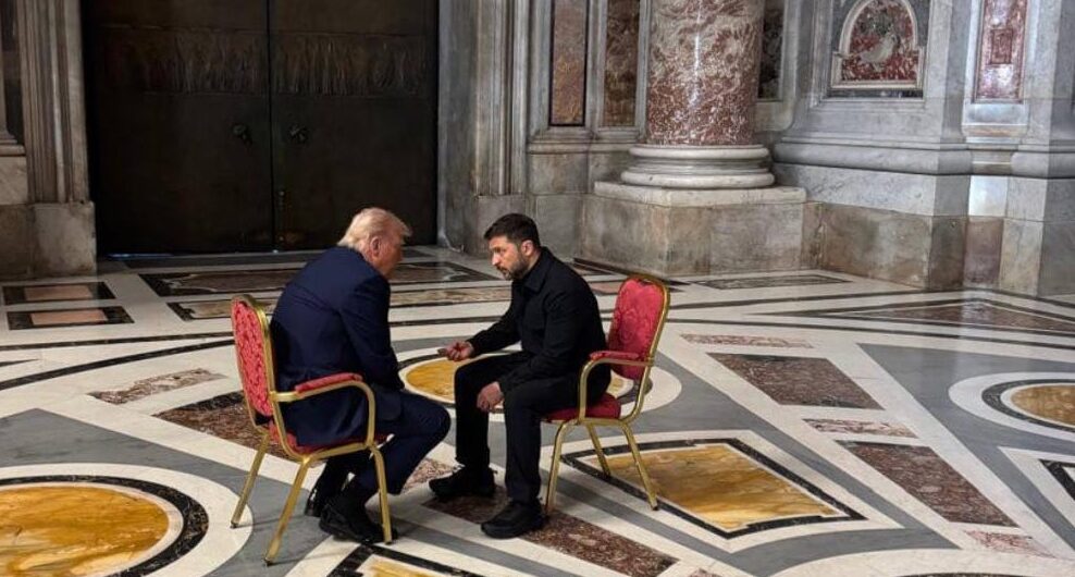 El funeral de Francisco reúne a Trump con Zelenski