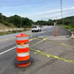 Se agrieta nuevamente tramo de la carretera Puerto Plata–Imbert, entre La Colorada y Los Cacaos