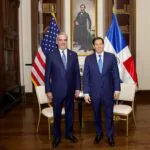 Presidente Abinader y Secretario de Estado Marco Rubio abordan crisis haitiana en reunión bilateral en Washington