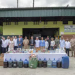 Adopron respalda histórica incineración de productos ilícitos realizada por el Gobierno dominicano