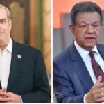 Abinader y Leonel se dan un emotivo abrazo durante el Congreso Mundial de Derecho