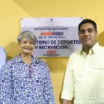 Ministro Kelvin Cruz inaugura remozado multiuso Rolando Ramírez en SPM