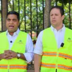 Ministros Carlos Bonilla y Kelvin Cruz supervisan remodelación del Centro Olímpico Juan Pablo Duarte