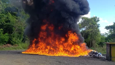 El Inacif incinera más de 400 kilogramos de drogas