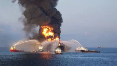 17 heridos en un incendio en plataforma petrolífera