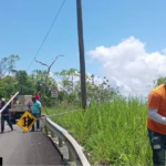 Autoridades evalúan fallas en la carreta Casabito-Constanza
