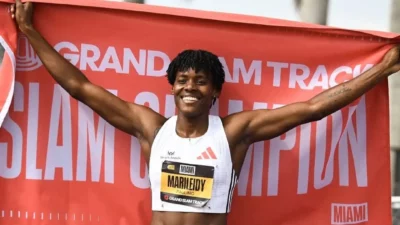 Marileidy Paulino conquista los 200 metros en el Grand Sland Track en Miami