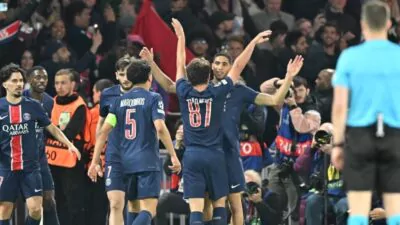 El París Saint Germain campeón con una goleada 5-0