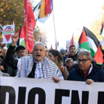 Miles de personas protestan contra el «genocidio» palestino y la venta de armas a Israel