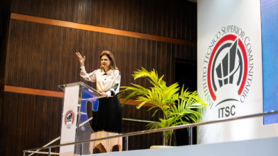 Vicepresidenta Raquel Peña inaugura obras de revalorización en el Centro Histórico de Santiago