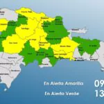 Prevén lluvias para la noche de este martes en algunas localidades del país, por incidencia de una vaguada