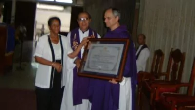 El papa León XIV visitó colegio en La Vega