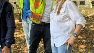 Carolina Mejía supervisa trabajos preventivos ante lluvias en el DN