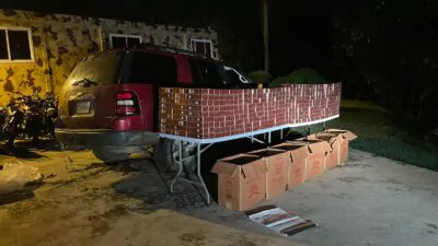Cesfront intercepta jeepeta con más de 79 mil cigarrillos en Loma de Cabrera