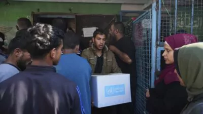 Disturbios durante las primeras horas de reparto de ayuda de la fundación de EEUU en Gaza