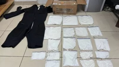 Intento fallido: DNCD intercepta cocaína camuflada en traje de buzo hacia EE.UU.