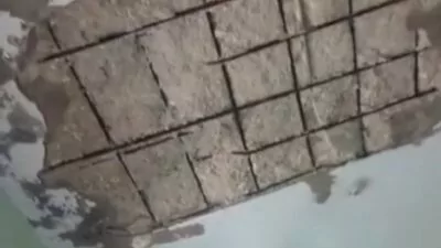 Pánico: se desprende parte del techo en escuela de Barahona