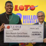 LEIDSA entrega 62 millones al millonario 486 del Loto