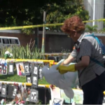A casi dos meses del desplome del Jet Set, voluntarios renuevan altar en emotiva jornada de limpieza