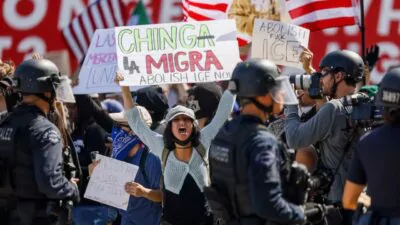Trump dice que si es necesario invocará la Ley de Insurrección ante las protestas
