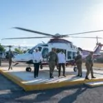 Ministros de Defensa supervisan nuevos proyectos de construcción en Pedernales