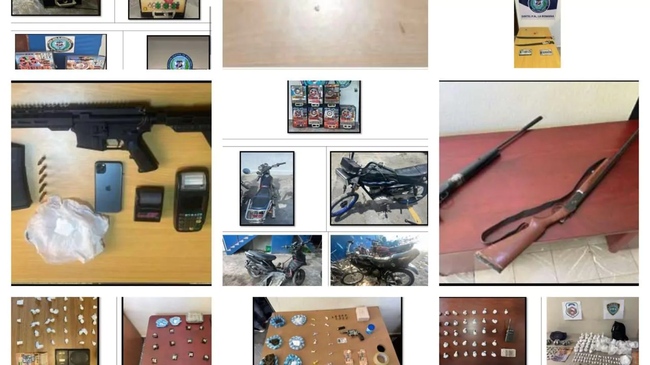 PN y MP ocupan drogas, armas, dinero y otros objetos en operativos encabezados por la DINTEL - Noticias SIN